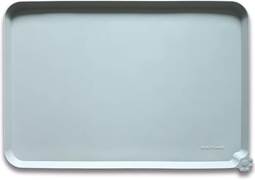 Miniatura 169 de Hoki Found - Bandeja de silicona para comida de mascotas , tapete mantel individual antideslizante para mascotas, tapete impermeable de alimentación