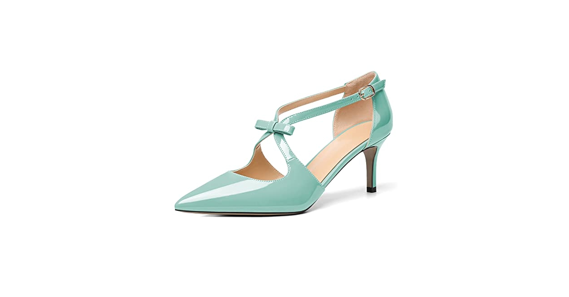 Amazon.com | AUMOTED Women Criss Cross Heels Pointed Toe