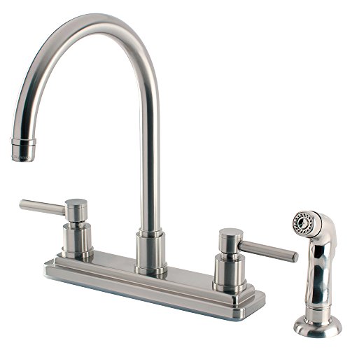 Nuvo Elements of Design ES8798DL South Beach 2-Handle Kitchen Faucet with Non-Metallic Sprayer