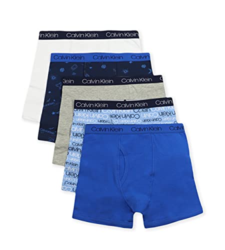 Calvin Klein Boys' Modern Cotton Boxer Briefs (5 Pack)