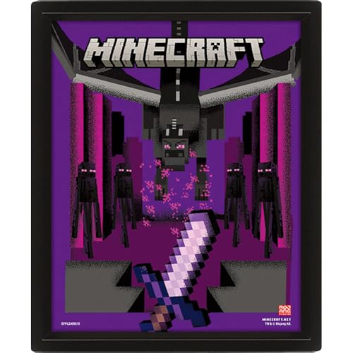 Minecraft Lenticular Poster 3D Wall Art