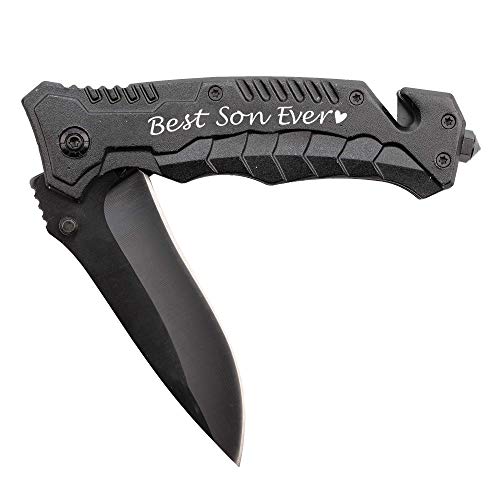 Gift-for-My-Son-Engraved-Tactical-Folding-Pocket-Knife-for-Son-from-Mom-Dad-Son-Birthday-Gift-Christmas-Gift-Ideas-Best-Son-Ever-Gift-for-Son-Graduation-Camping-Knife-Multitool-for-Son
