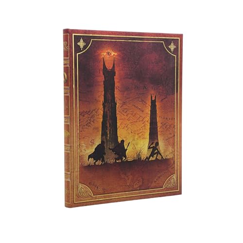 Paperblanks | Taccuino La Missione Continua | Collezione Il Signore degli Anelli | Diari a copertina rigida | Ultra | Personalizzato con righe | Chiusura con Fascia Elastica | 144 Pg | 120 GSM