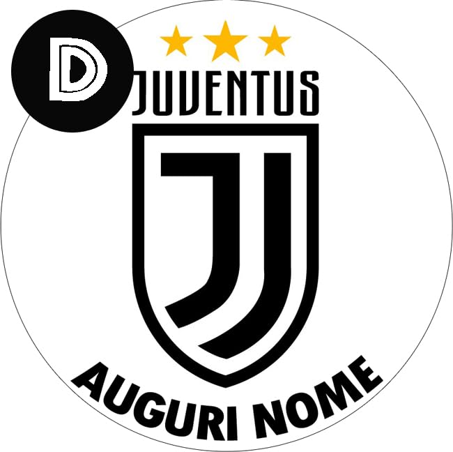 Cialda per Torta Juventus Fibra Vegetale Massima Risoluzione