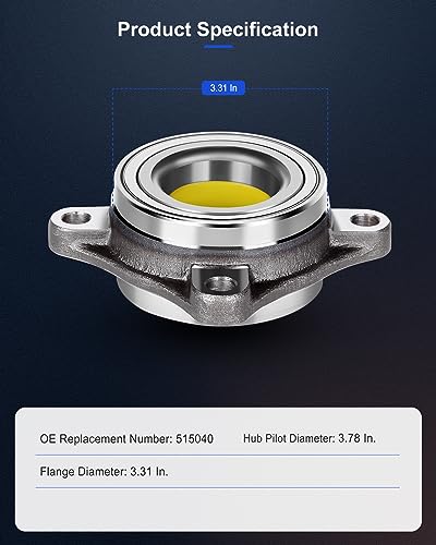 Image of ECCPP 515040 Wheel Bearing Hub Assembly for Toyota FJ Cruiser 2007-2014