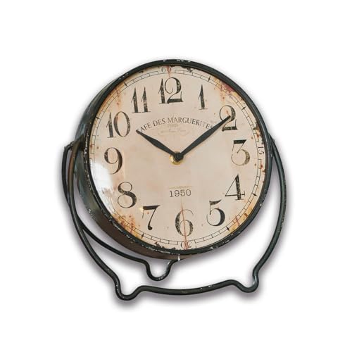 Loberon Uhr Falaise, nostalgischer Industrial-Look, Antik-Finish,...