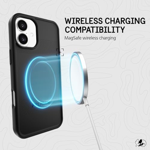 Pelican Protector iPhone 16 Plus Case [Compatible with MagSafe] Rugged Magnetic Phone Case with 16ft Military-Grade Drop Protection - Heavy Duty Phone Cover for iPhone 16 Plus - Black - image 7
