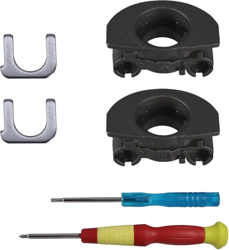 umvowuxa WH-1000XM4 Hinge Swivels + Bisagra metálica en forma de U Lock Grove Reemplazo para auriculares Sony WH-1000XM4, accesorios de repuesto Hinge Spins (negro)