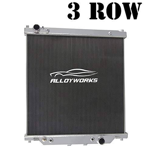 ALLOYWORKS 3 Row All Aluminum Radiator For 2003-2007 Ford F250 F350 Super Duty / 2003-2005 Ford Excursion 6.0L Turbo Diesel Powerstroke Engine ALLOYWORKS 3 Row All Aluminum Radiator For 2003-2007 Ford F250 F350 Super Duty / 2003-2005 Ford Excursion 6.0L Turbo Diesel Powerstroke Engine