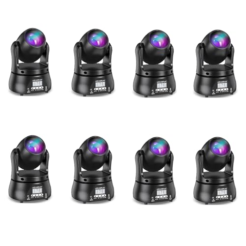 Diverse modalità di controllo: questa luce da festa supporta il controllo manuale, il controllo dmx512, il controllo master-slave, il controllo vocale e la modalità semovente. Il canale di controllo del dmx512 è 13CH. È possibile scegliere il metodo di controllo appropriato in base alle proprie esigenze reali, regolare e manipolare l'illuminazione.