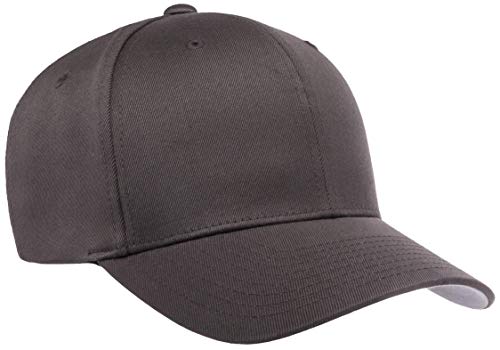 Flexfit Herren Men's Athletic Baseball Fitted Cap Verschluss, grau dunkel, XL-XXL