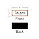 Magnetische Namensschilder Dry Erase Labels: 36 Stück 7,6 x 3 cm, 9 Farben, Büro- & Schulbedarf