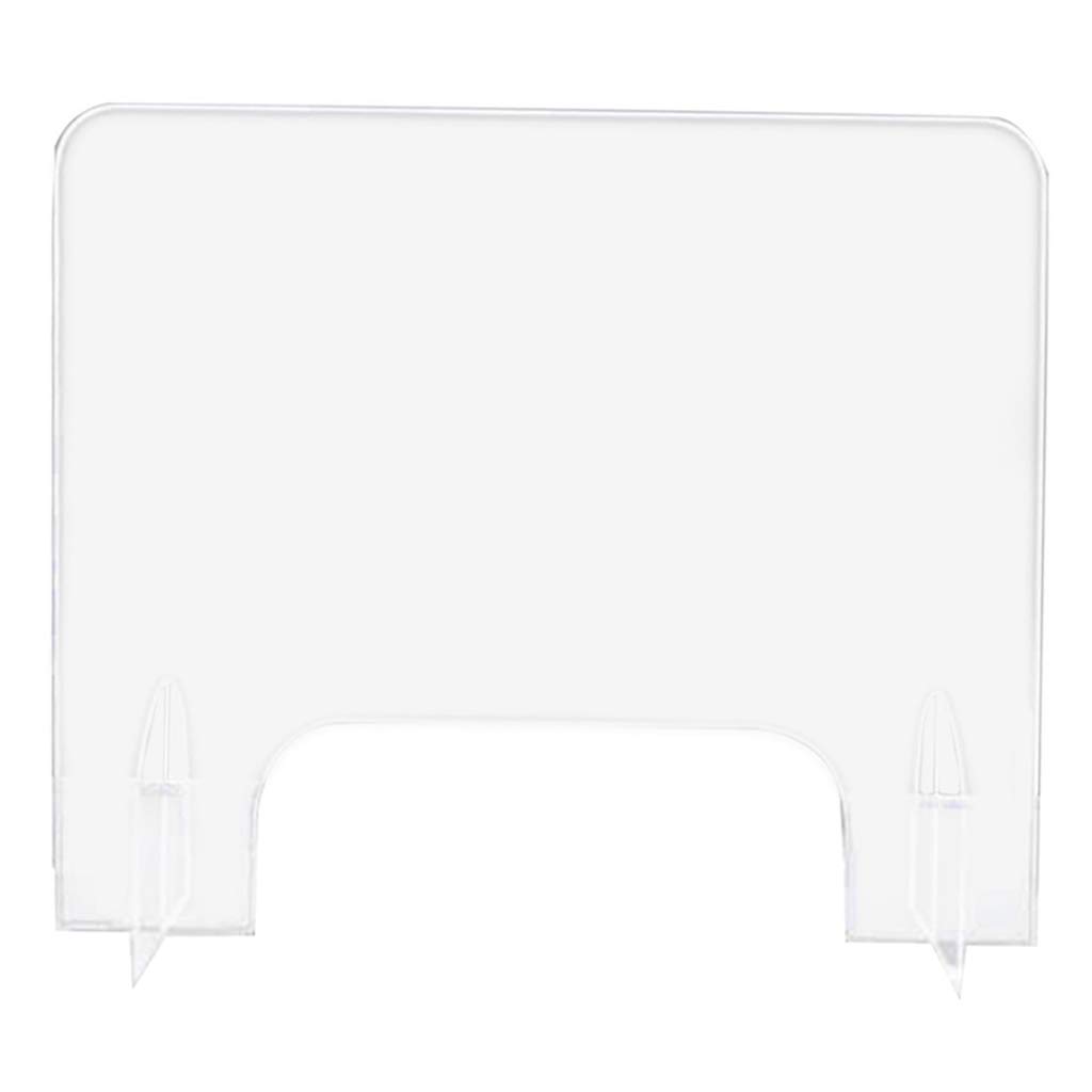 Pantalla acrílica ive para barrera transparente - Impacto y fácil montaje - para oficina, hotel, tienda - 60x60cm - 40x60cm