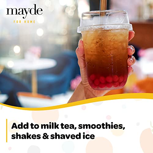 Mayde - Exploding Boba Pearls, Strawberry, Mango, Passion Fruit, Kiwi, Blueberry and Pomegranate 6 Flavors