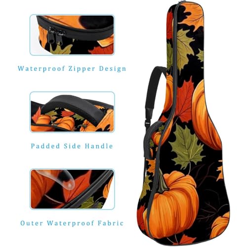 Sac pour guitare acoustique 101,6 cm housse imperméable à poches amples