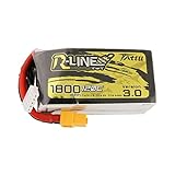 Gens Ace TATTU R-Line 3.0 LiPo Akku 4S 1800mAh 14,8V 120C FPV Racing