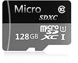 garantía de por vida Tarjeta de Memoria Micro SD de 128 GB de Alta Velocidad Clase 10 Micro SD SDXC con Adaptador SD