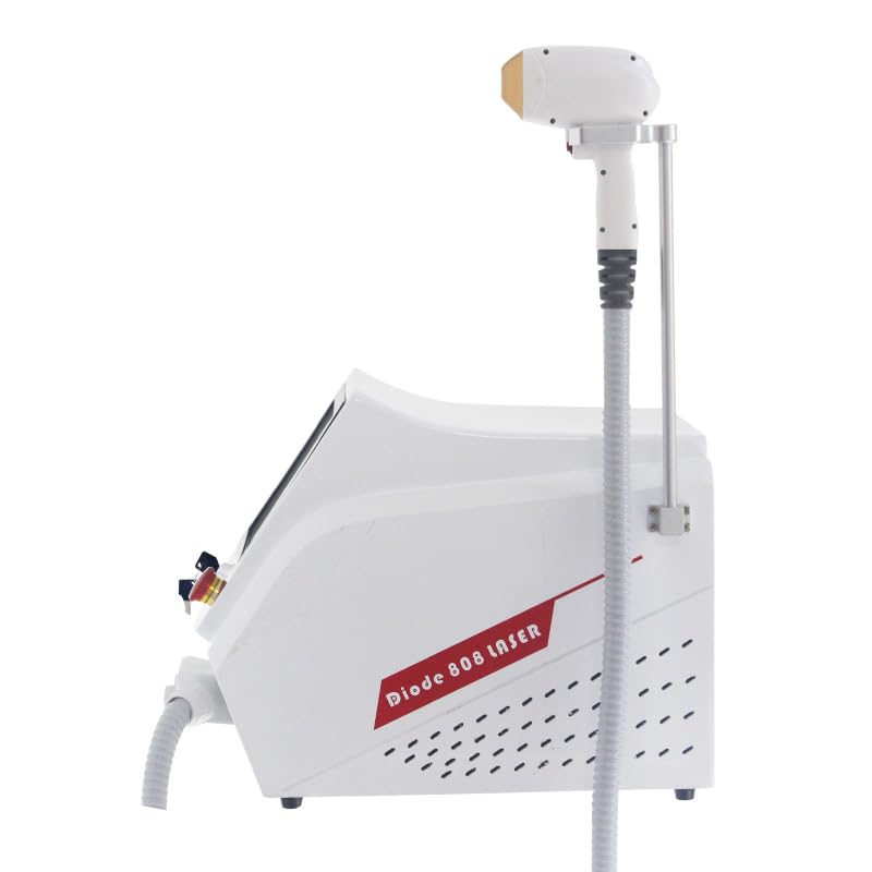 808nm Macchina Epilazione Laser Diodo per Salone | Manipolo con contatto freddo, display LED, usi su viso, gambe, braccia, ascelle e zona bikini