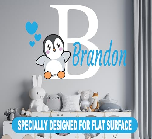 Vinilo Decorativo Personalizable Love Penguin miniatura 4
