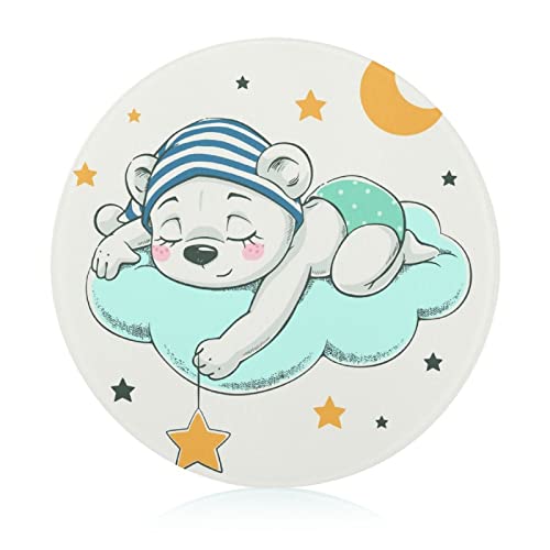 Planche à hacher les aliments de 20 cm en forme d'ours mignon