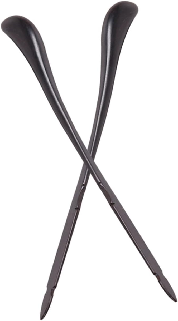 SHOWERORO 1Pair Yangqin Mallets Premium Ebony Dulcimer Hammers for Chinese Dulcimer Practice Durable and Convenient Accessories for Enhanced Sound Quality and Performance