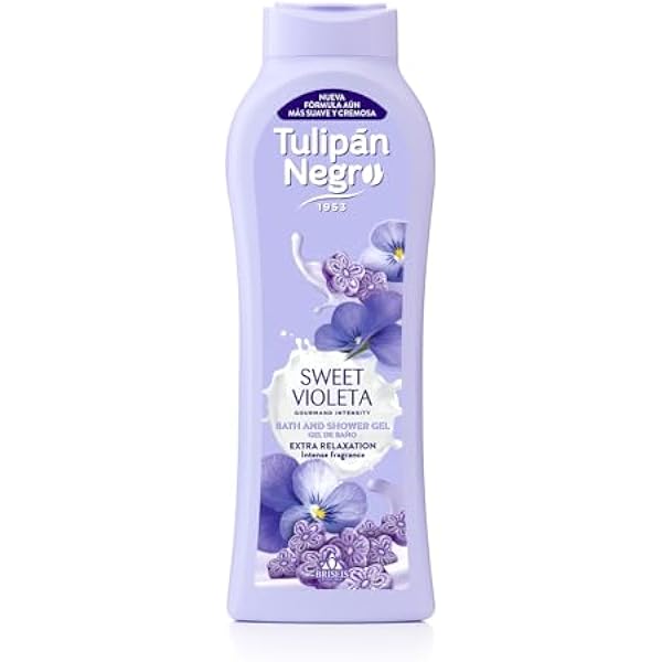 Czarny Tulipan - odżywczy i nawilżający żel pod prysznic Sweet Violet 650 ml, Extra Relaks i intensywny zapach