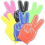 Toddmomy DIY Giant Foam Hand Gloves: Blank Foam Finger for All Occasions - Perfect for Cheerleading, Sports Events, Games, and Party Favors