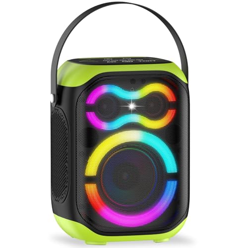 Altoparlanti e impianti Hi Fi in offerta Altoparlanti portatili Bluetooth 80W grande potente wireless all'aperto forte stereo basso profondo Boombox TWS Home Party altoparlante con luci a LED del subwoofer