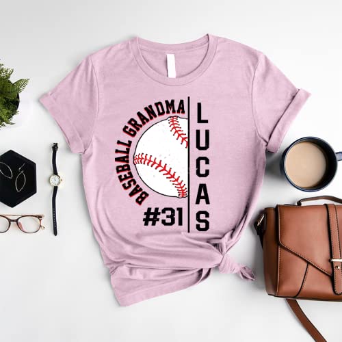 Personalized Mom Shirt - Baseball Mom Gifts for Women4