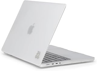 ZAGG MacBook Protection MacBook Air 13" M5/M4/M3/M2 Case – Premium Two-Piece Hard-Shell Snap-on Cover with Rubberized Non-Slip Grips, Durable, Lightweight, Scratch-Resistant, Frosted Finish, Clear