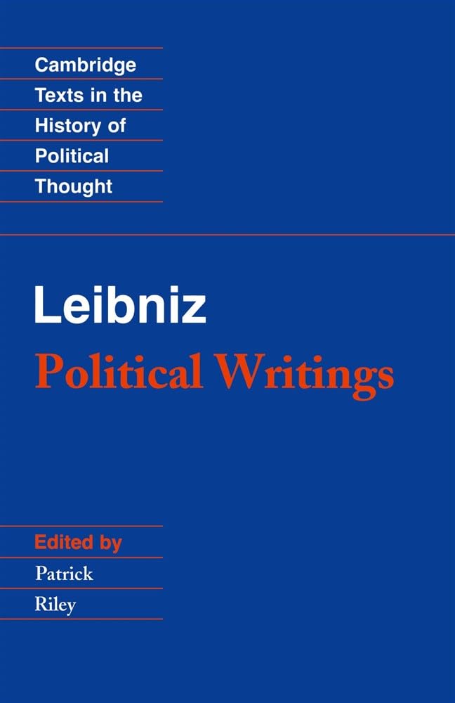 Leibniz: Political Writings Leibniz Riley Paperback 9780521358996 2e