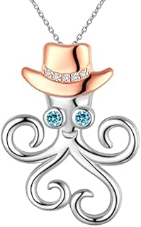 925 Sterling Silver Animal Ring Fine Jewelry Gifts Adustable Sunflower Sloth Ring Cute Mushroom Ring Women Girls Animal Jewellery Octopus / Giraffe / Easter Bunny Rabit Necklace Earrings Gifts for Her