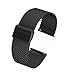 Produktbild FIREFOX Mesh Ersatz- Uhrenarmband Milanaise Edelstahl schwarz Breite 20mm MSB-01-C20 Schnellwechselfunktion Quick Release