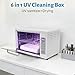 24L Large Sterilizer for Esthetician, Yofuly 24L Large Sterilizer for Nail Tools, Multi-Functional Nail Cleaning Box, Large Capacity Cleaning Cabinet for Home Use, Barbers, Beauty Salons, and Spas