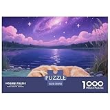 golden retriever 1000 pezzi per gioco familiare, classici, giochi rilassamento perfetto per appassionati di esperti per adulti cute pet dog per adulti e bambini da 14 anni e più divertenti per uomo e