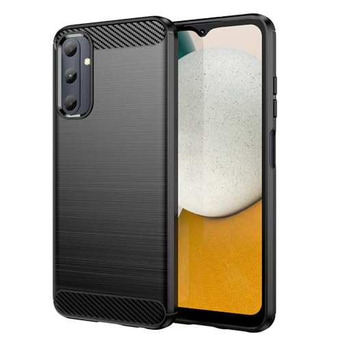 HEYUS Case for Samsung Galaxy A05s 6.7 inch, Shock-Absorption Brushed Flexible Soft Carbon Fiber Protective Cover for Samsung Galaxy A05s