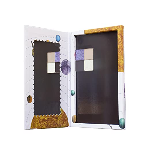 Szdym Empty Magnetic Palette With Mirror,Like A Book Fashionable And Beautiful Empty Magnetic Palette Makeup Magnetic Palette #TOP1