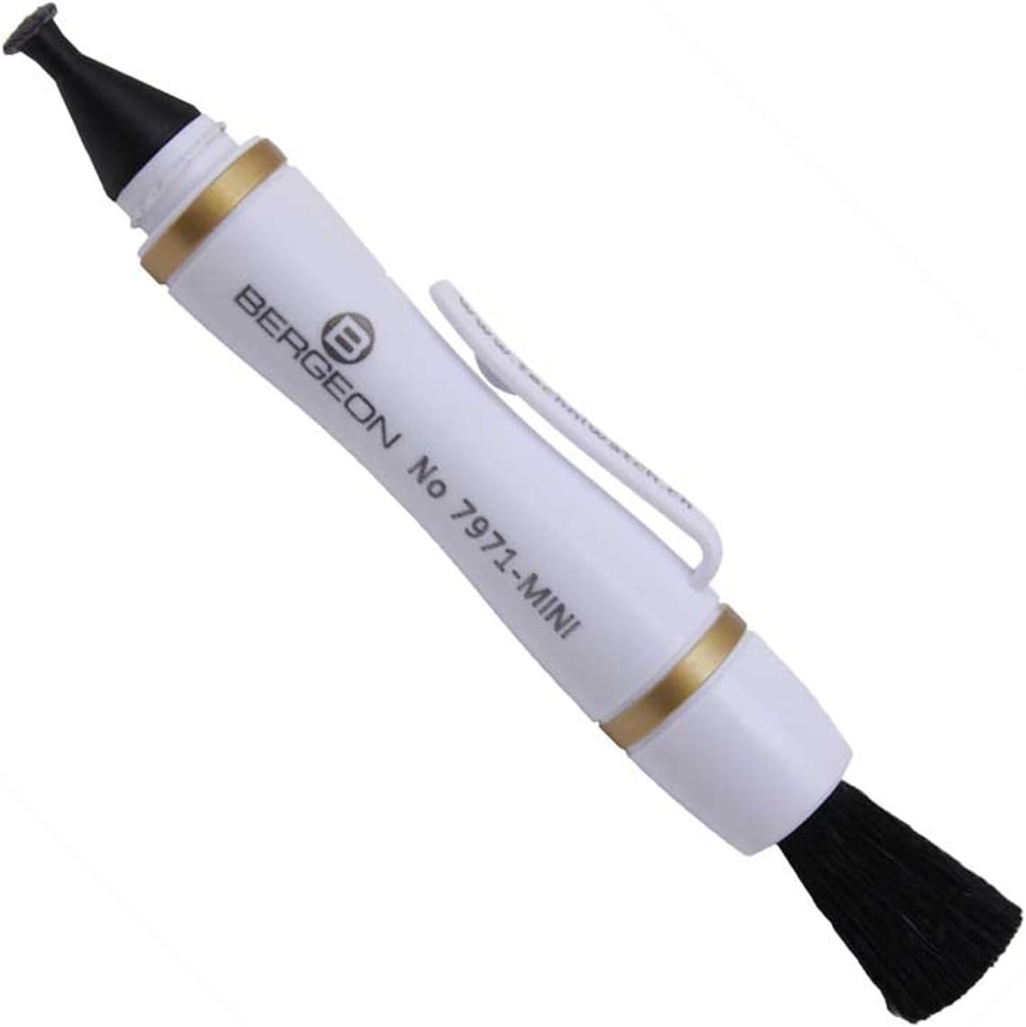 Bergeon 7971-MINI Glass Pen Cleaner Polisher for Watches Crystals & Dials for Professional Watch Repairs, Medium, White, BG-7971-MINI