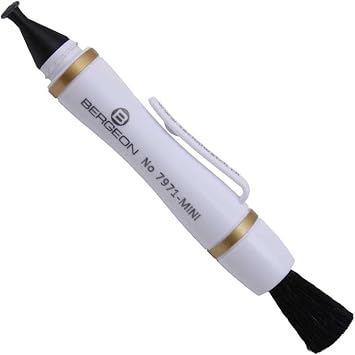Bergeon 7971-MINI Glass Pen Cleaner Polisher for Watches Crystals & Dials for Professional Watch Repairs, Medium, White, BG-7971-MINI