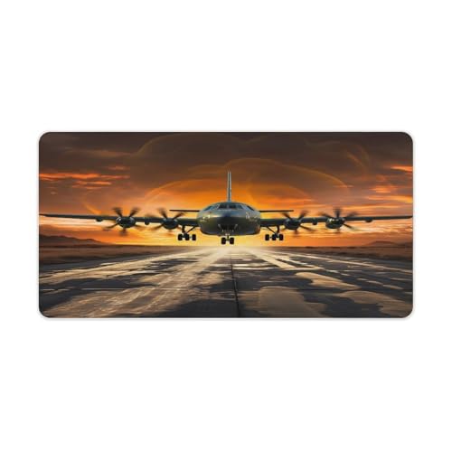 Alfombrilla para ratón con diseño aeronáutico 12x24 pulgadas