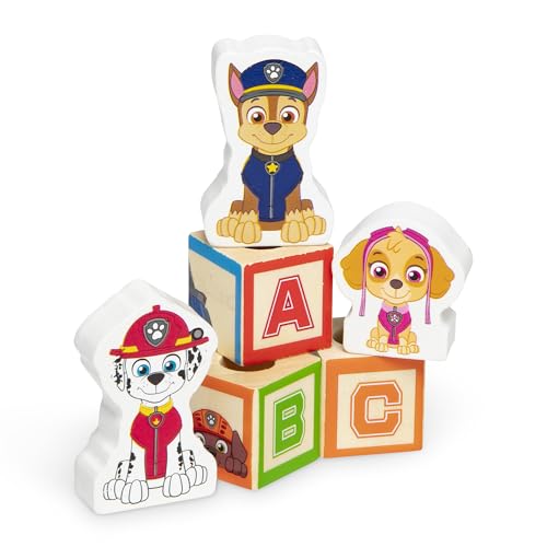 Melissa & Doug PAW Patrol Wooden ABC Block Truck (33 Pieces) - image 9