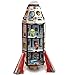 GUJO Adventure Mars Mission Rocket, Kids STEM Building Toys Set (2.5 ft. Tall) Space Toy Rocket Ship - STEM Learning Toy for Boys & Girls Ages 7-11+ Great Gift for Kids (240+ Pieces)