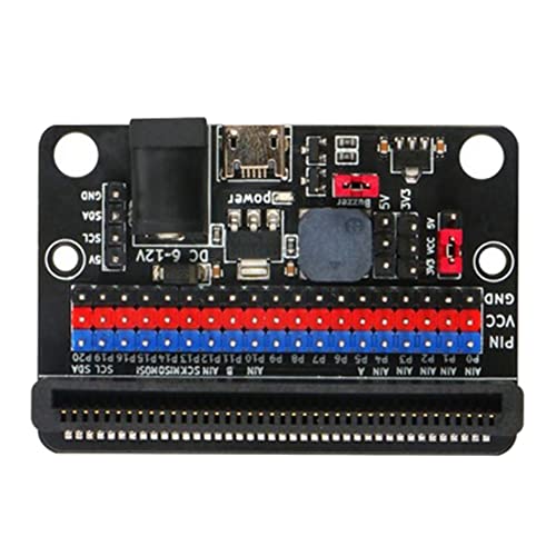 Oikabio 1 placa de expansión para Microbit GPIO Expansion Python IO: Bit 5V con zumbador pasivo a bordo