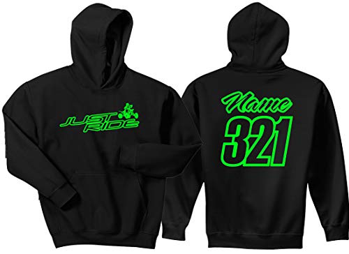 Just Ride PERSONALIZED YOUTH QUAD HOODIE SWEAT SHIRT ATV RACING2