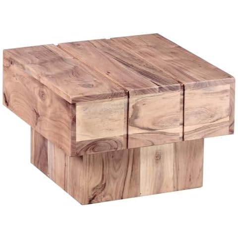 Table d'appoint FineBuy Acacia Cover