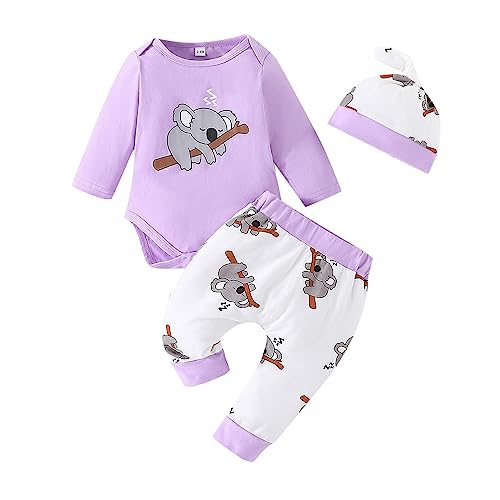 Conjunto bebé niño fácil de cambiar: ropa de 2 piezas con pantalón y manga larga