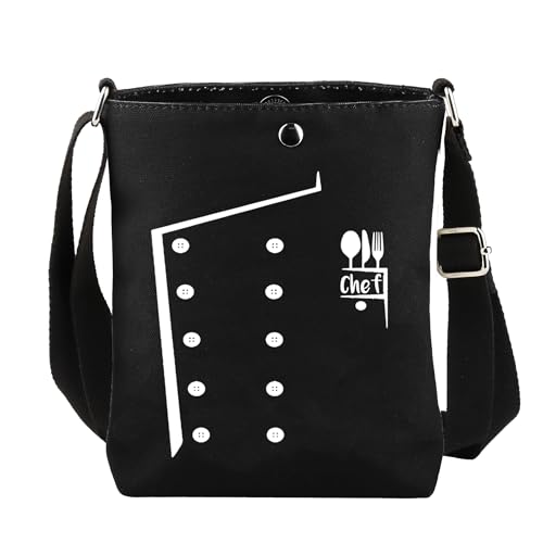 CMNIM Chef Gifts Chef Coat Crossbody Bag Cooking Lover Best Chef Appreciation Gifts Restaurant Cafe Bakary Pub BBQ Shoulder