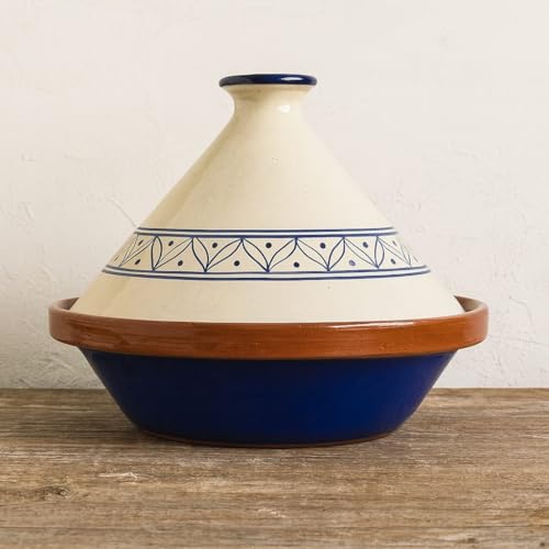 Tajine in Terracotta XL 32cm – Autentica Pentola Etnica Marocchina/Tunisina con Ebook Gratuito 1504251004