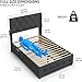 with Hydraulic Lift Storage Full Size Bed Frame,Multifunctional Bed for Bedroom, Modern Wingback Headboard and USB Ports, Suitable for Bedroom, Apartment (Mattress Not Included)