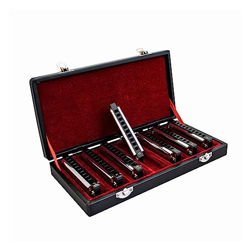 PacuM Harmonica par Instrument Key Harmonica 7 Pièces Harpe Harmonica Diatonique Vendre par Set Harmonica Professionnel Harmonica - Les Beatles, Paul McCartney, John Lennon, RIngo Starr, George Harrison PacuM Harmonica par Instrument Key Harmonica 7 Pièces Harpe Harmonica Diatonique Vendre par Set Harmonica Professionnel Harmonica – Image 3
